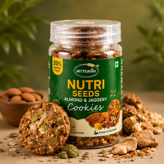 Nutri Seeds Almond & Jaggery Cookies