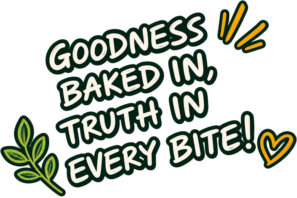Goodness baked in, truth in every bite